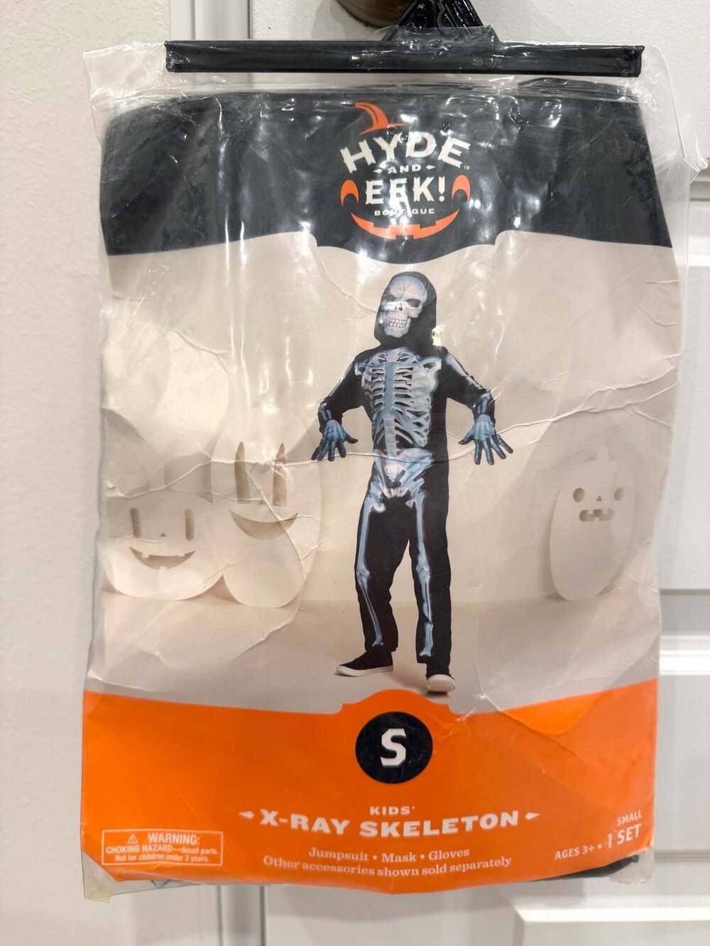 X-Ray Skeleton Halloween Costume Size Small